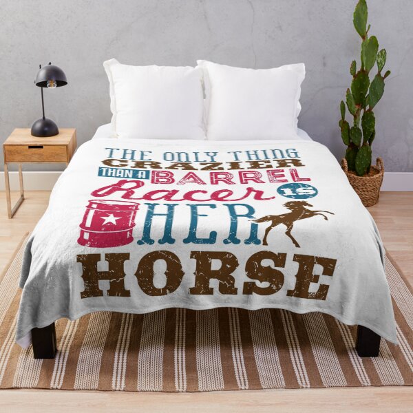 Item preview, The Only Thing Crazier Than a Barrel Racer Is her Horse Funny Barrel Racing designed and sold by jaygo.