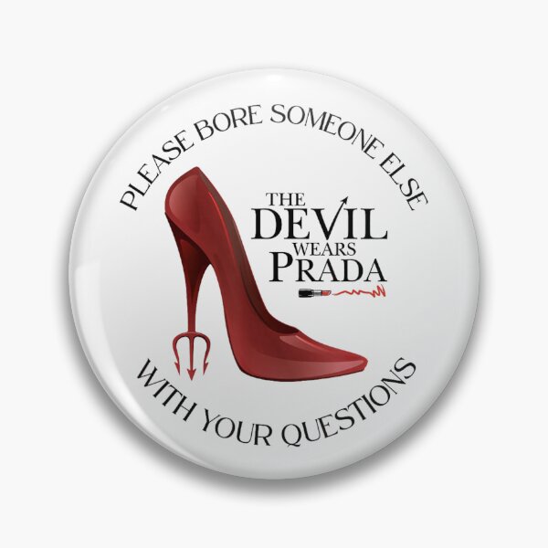 Item preview, The Devil Wears Prada Red High Heel Shoe Sassy Fashion Quote designed and sold by MassonCalepon.