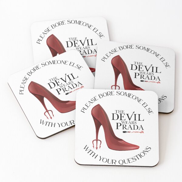 Item preview, The Devil Wears Prada Red High Heel Shoe Sassy Fashion Quote designed and sold by MassonCalepon.