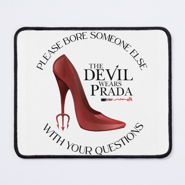 Item preview, The Devil Wears Prada Red High Heel Shoe Sassy Fashion Quote designed and sold by MassonCalepon.