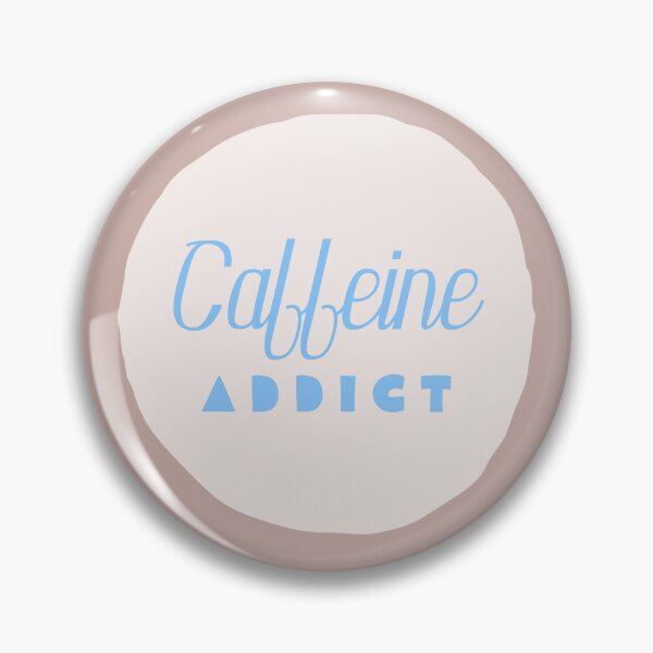 Item preview, CAFFEINE ADDICT | cream and blue designed and sold by thehappyintrovert .