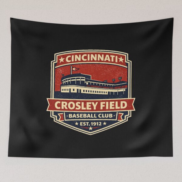 Item preview, Vintage Cincinnati Baseball Crosley Field Shirt, Retro Ballpark Badge Tee, Classic Stadium Design designed and sold by GhostDawgs.