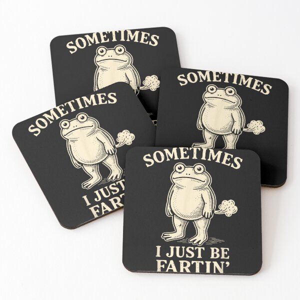Item preview, Funny Sometimes I Just Be Fartin Vintage Toad Frog Humor Art designed and sold by MassonCalepon.