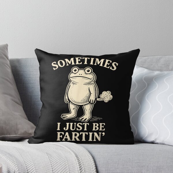 Item preview, Funny Sometimes I Just Be Fartin Vintage Toad Frog Humor Art designed and sold by MassonCalepon.
