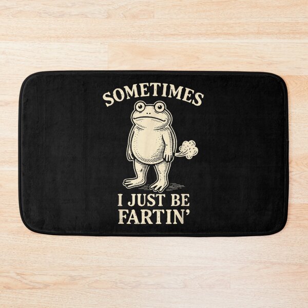 Item preview, Funny Sometimes I Just Be Fartin Vintage Toad Frog Humor Art designed and sold by MassonCalepon.