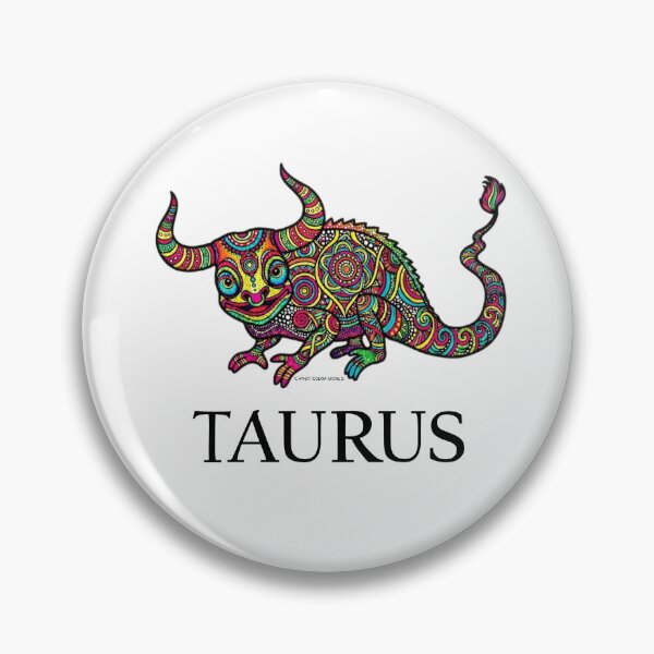 Item preview, Taurus Zodiac Chameleon - Colorful Astrology Art - Crazy Color World designed and sold by CrazyColor85.