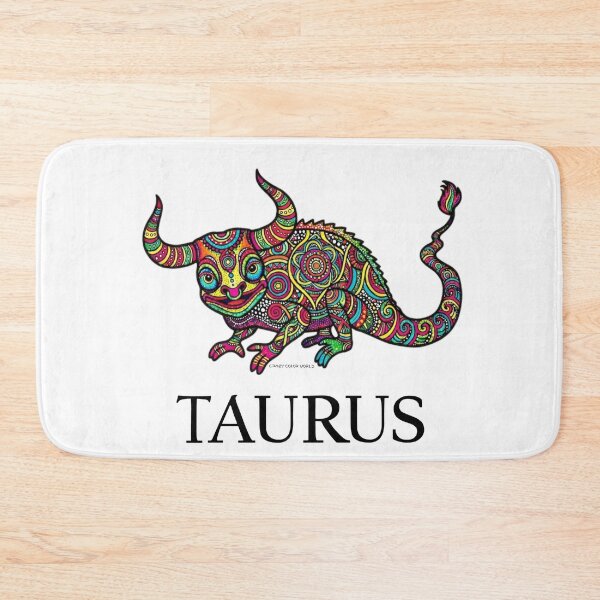 Item preview, Taurus Zodiac Chameleon - Colorful Astrology Art - Crazy Color World designed and sold by CrazyColor85.