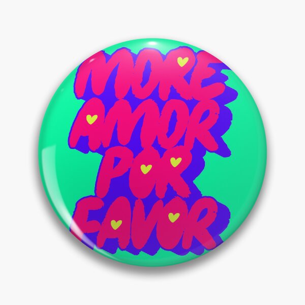 Item preview, More Amor Por Favor - Bold Modern Electric Berry Spanglish Quote designed and sold by nineFlorals.