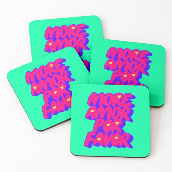 Item preview, More Amor Por Favor - Bold Modern Electric Berry Spanglish Quote designed and sold by nineFlorals.