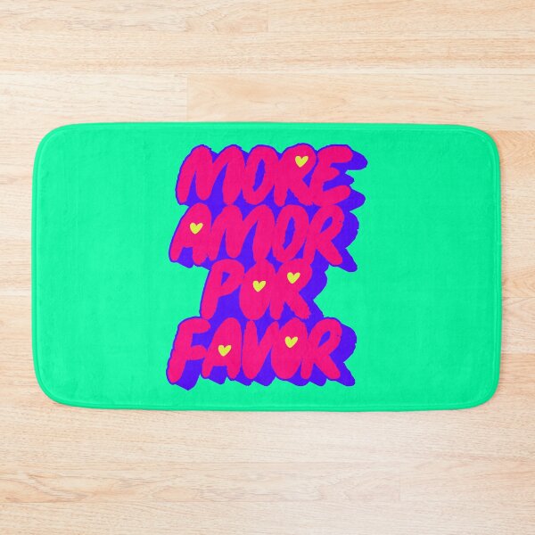 Item preview, More Amor Por Favor - Bold Modern Electric Berry Spanglish Quote designed and sold by nineFlorals.