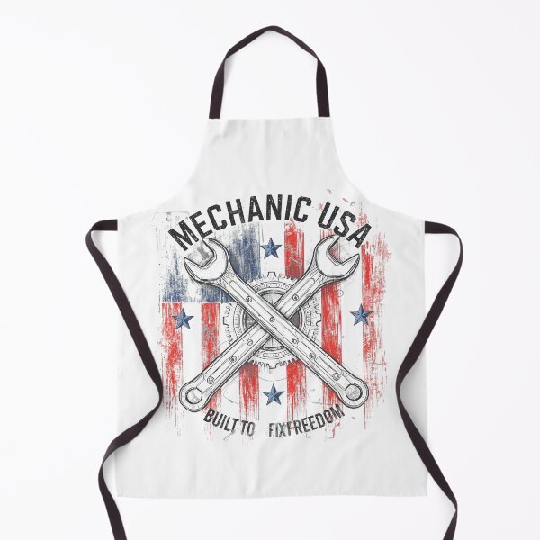 Item preview, Mechanic USA – Built To Fix Freedom designed and sold by KapiPrint.