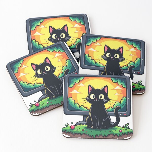 Item preview, Pixel cat designed and sold by Talpha.