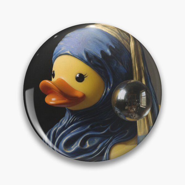 Item preview, The Girl with a Pearl Earring Duck designed and sold by DuckOddity.