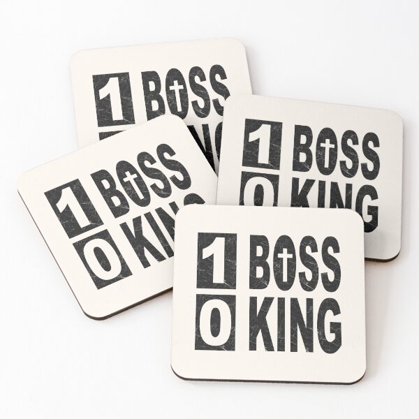 Item preview, one boss no kings - minimalist simple & bold typographic black design designed and sold by ZechJohnRB.