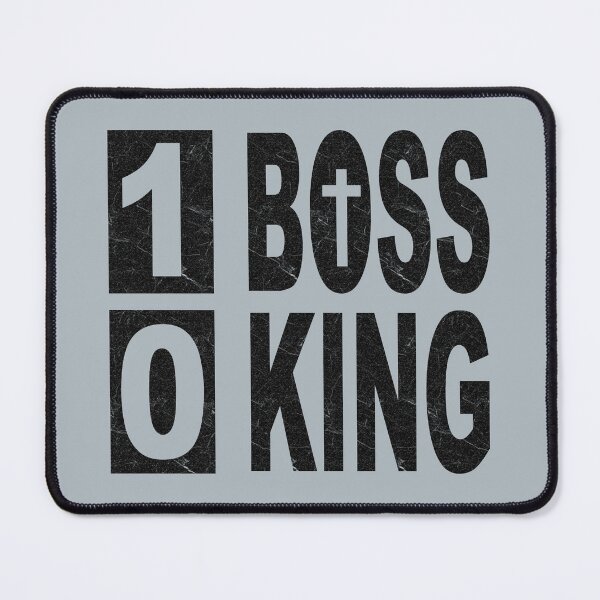 Item preview, one boss no kings - minimalist simple & bold typographic black design designed and sold by ZechJohnRB.
