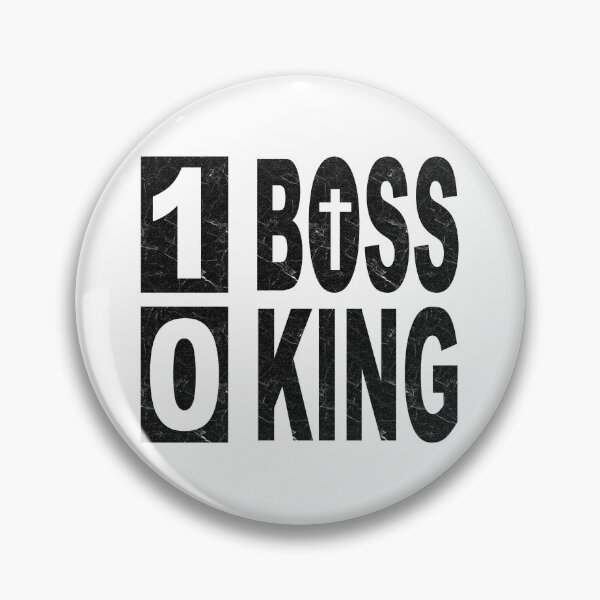 Item preview, one boss no kings - minimalist simple & bold typographic black design designed and sold by ZechJohnRB.