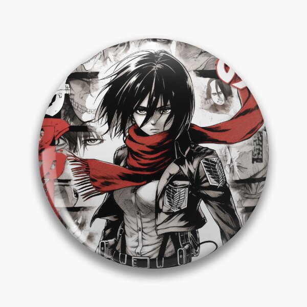 Artikelvorschau, Mikasa Manga Panel entworfen und verkauft von AnimeArsenalPrints.