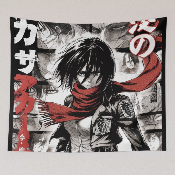 Item preview, Mikasa Manga Panel  designed and sold by AnimeArsenalPrints.
