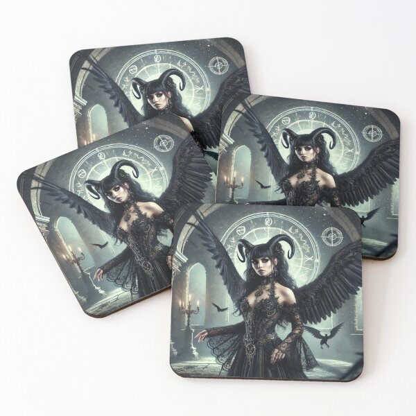 Item preview, Dark Angel Queen – Gothic Succubus Fantasy Art designed and sold by TheLoopStories.
