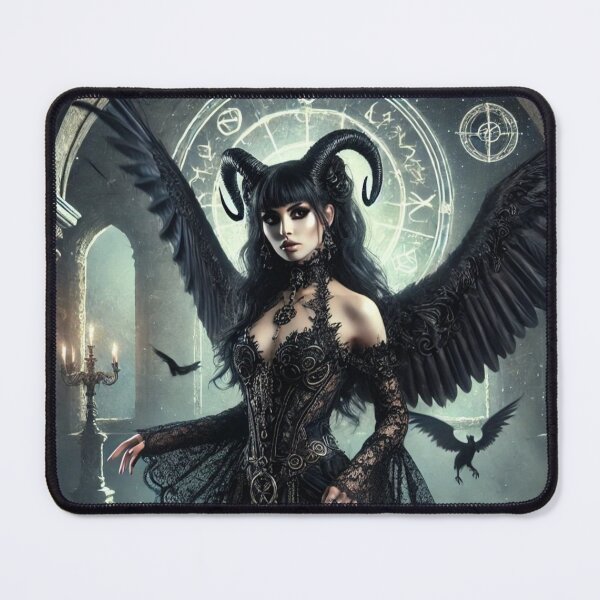 Item preview, Dark Angel Queen – Gothic Succubus Fantasy Art designed and sold by TheLoopStories.