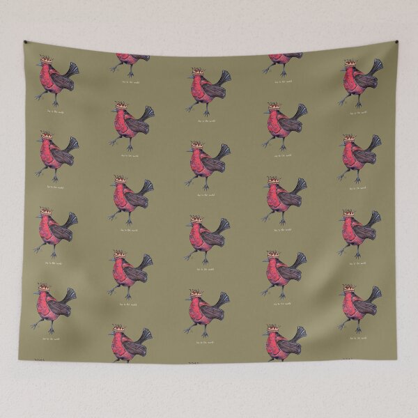 Item preview, Robin in Crown designed and sold by MagpieDiamond.