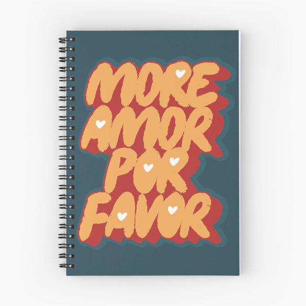 Item preview, More Amor Por Favor - Sunset Sorbet Warm and Energetic Spanglish Quote designed and sold by nineFlorals.