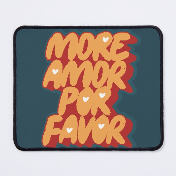 Item preview, More Amor Por Favor - Sunset Sorbet Warm and Energetic Spanglish Quote designed and sold by nineFlorals.