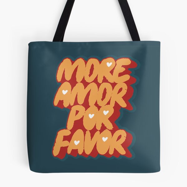 Item preview, More Amor Por Favor - Sunset Sorbet Warm and Energetic Spanglish Quote designed and sold by nineFlorals.