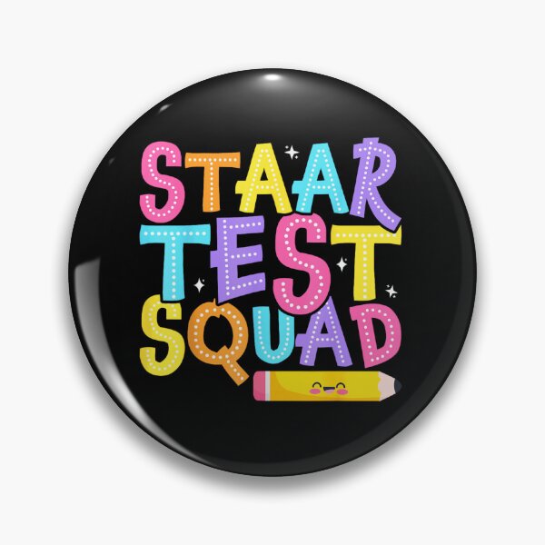 Item preview, STAAR Test Squad Teacher Student Testing Week Retro Groovy Dot Letters designed and sold by KrystinaGiGi.