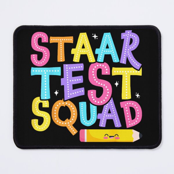 Item preview, STAAR Test Squad Teacher Student Testing Week Retro Groovy Dot Letters designed and sold by KrystinaGiGi.