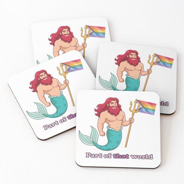 Item preview, Queer Merman Part of Your World designed and sold by tigrootiger.