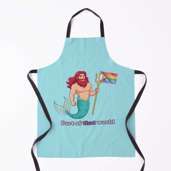 Item preview, Queer Merman Part of Your World designed and sold by tigrootiger.