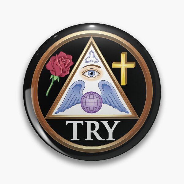 Item preview, Rosicrucian Order Try Symbol designed and sold by signsandsymbols.