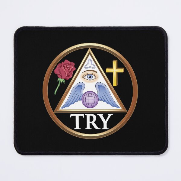 Item preview, Rosicrucian Order Try Symbol designed and sold by signsandsymbols.