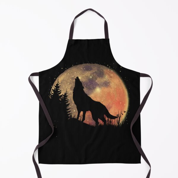 Item preview, Golden Moon Howling Wolf Silhouette T Shirt designed and sold by StyleBloomes.