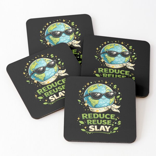 Item preview, Reduce Reuse Slay – Trendy Eco Fashion Quote | Funny Sustainable Lifestyle T-Shirt designed and sold by warlistop.