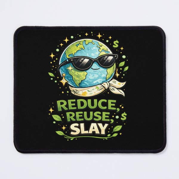 Item preview, Reduce Reuse Slay – Trendy Eco Fashion Quote | Funny Sustainable Lifestyle T-Shirt designed and sold by warlistop.