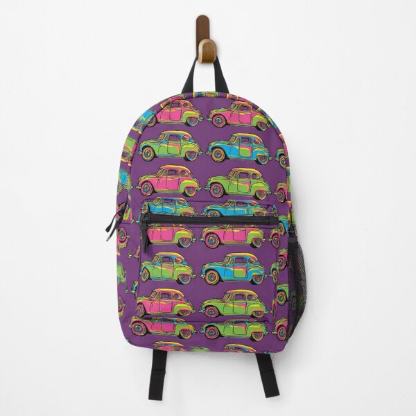 Item preview, Funky Vintage Cars in Electric Colours designed and sold by mittie101.