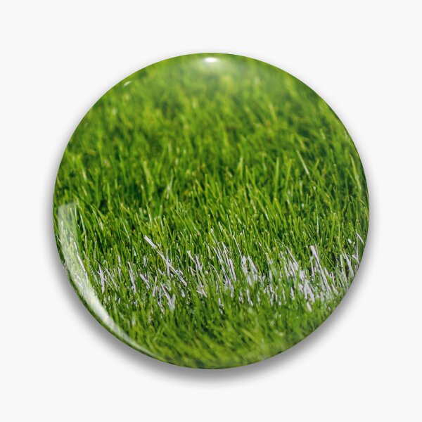 Item preview, Close-Up Green Grass With White Line On Sports Field Artificial Turf For Soccer designed and sold by Nmallia.