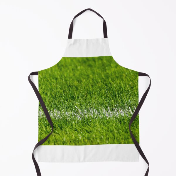 Item preview, Close-Up Green Grass With White Line On Sports Field Artificial Turf For Soccer designed and sold by Nmallia.