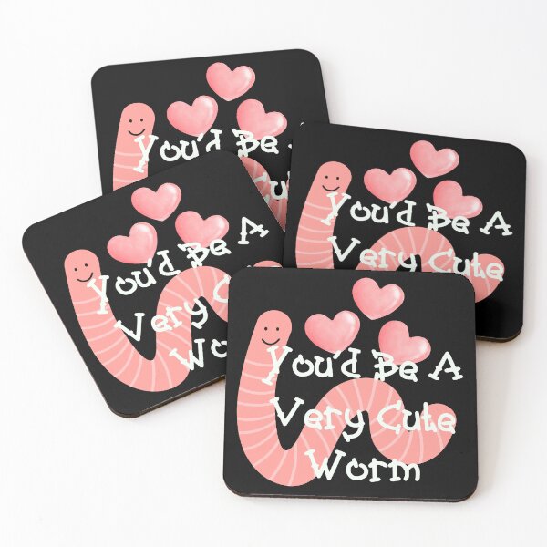 Item preview, You‘d Be A Very Cute Worm Funny Meme designed and sold by Vileprint.