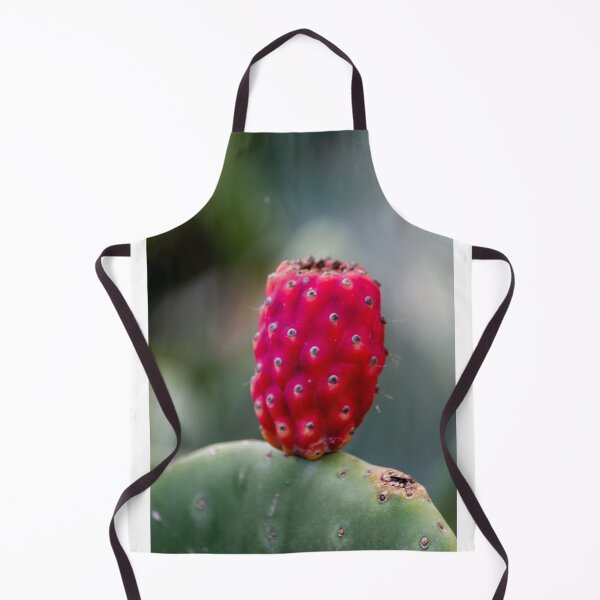 Item preview, Prickly Pear Cactus Fruit Close-Up Photo Showing Red Opuntia Pad and Textured Surface designed and sold by Nmallia.