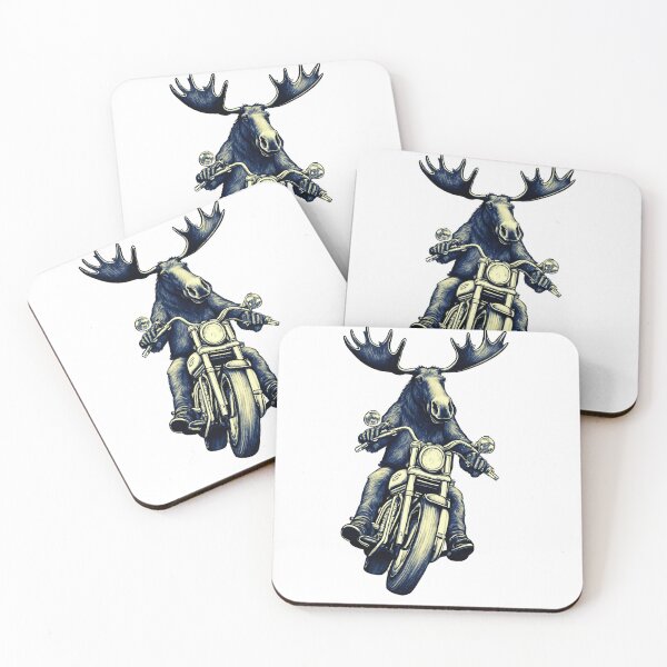Item preview, Moose on a Motorcycle designed and sold by ASMAR B.