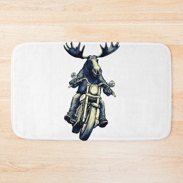 Item preview, Moose on a Motorcycle designed and sold by ASMAR B.