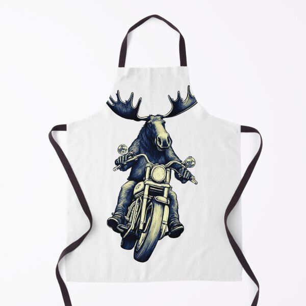 Item preview, Moose on a Motorcycle designed and sold by ASMAR B.