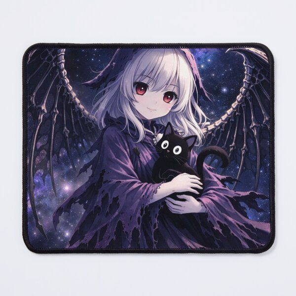 Item preview, René the Cat and the gentle Angel of Darkness designed and sold by Talpha.