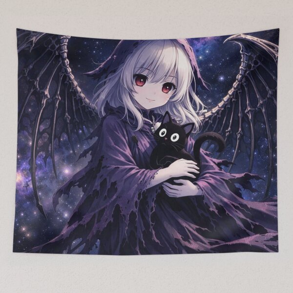 Item preview, René the Cat and the gentle Angel of Darkness designed and sold by Talpha.