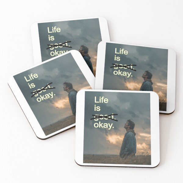 Item preview, Life Is Okay (I Suppose): A Quiet Downgrade in Gray designed and sold by Ignorant-Artist.