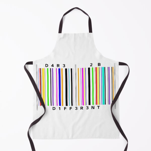 Item preview, Dare To Be Different - Colored barcode Design designed and sold by AndysTeeShop.