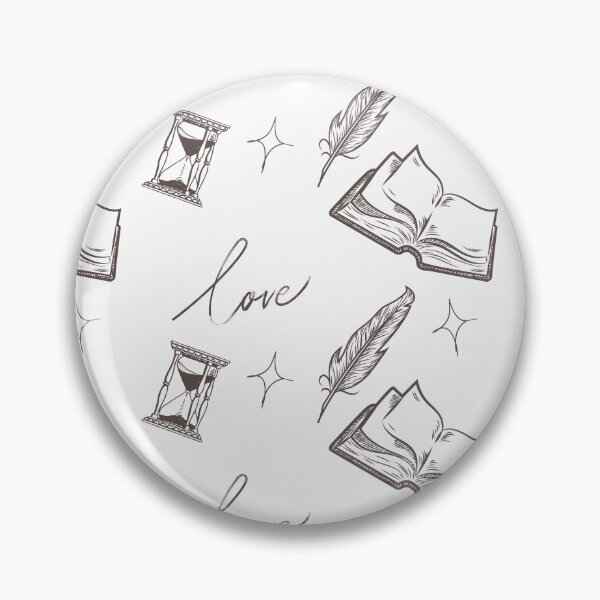 Item preview, Vintage literary motif, antique books and quills designed and sold by Book-Loveuse.